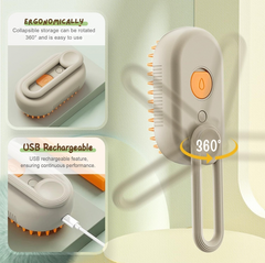 3-in-1 Steam Brush for pets