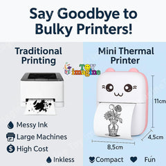 🖨️ Portable Mini Bluetooth Printer – Print Anywhere, Anytime!