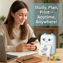 🖨️ Portable Mini Bluetooth Printer – Print Anywhere, Anytime!
