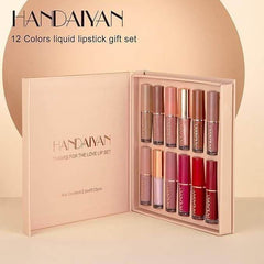 Velvet Matte Liquid Lipstick Set 12Pcs Product Name: Velvet Matte Liquid Lipstick Set 12Pcs Package Contains: It has 12 pcs Liquid Lipstick Set Color: Multicolor Product Quantity: 20 gm Finish: Matte Form: Liquid Combo: Pack of 12 Ideal for: Women Weight: