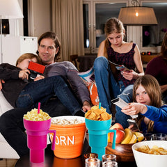 2 in 1 Snack Bowl with Tumblr (Snacklr)
