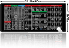 Anti-Slip Smart Shortcut Keys Large Deskpad