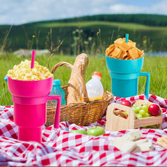 2 in 1 Snack Bowl with Tumblr (Snacklr)