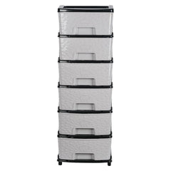 6-Layer Heavy-Duty Plastic Drawer Organizer