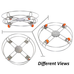 Stainless Steel Gas Cylinder Trolley with Wheels
