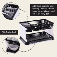 Double Layer Kitchen Organizer Rack