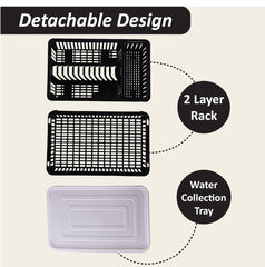 Double Layer Kitchen Organizer Rack