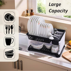 Double Layer Kitchen Organizer Rack