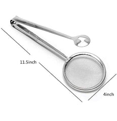 2-in-1 Stainless Steel Filter Spoon with Clip