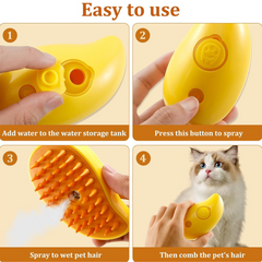 3-in-1 Steam Brush for pet