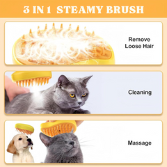3-in-1 Steam Brush for pet