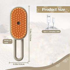 3-in-1 Steam Brush for pets
