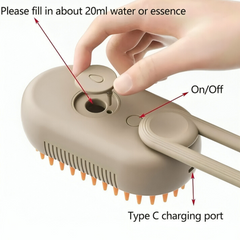 3-in-1 Steam Brush for pets