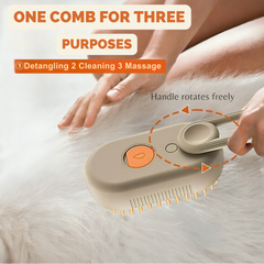 3-in-1 Steam Brush for pets