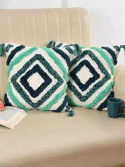 Verdique Cushion Covers | 16 x 16 inch | Pack of 2