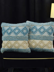 Loomora Cushion Covers | 16 x 16 inch | Pack of 2