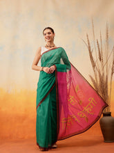 Printed Chanderi Cotton Ready to Wear Saree
