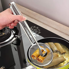 2-in-1 Stainless Steel Filter Spoon with Clip