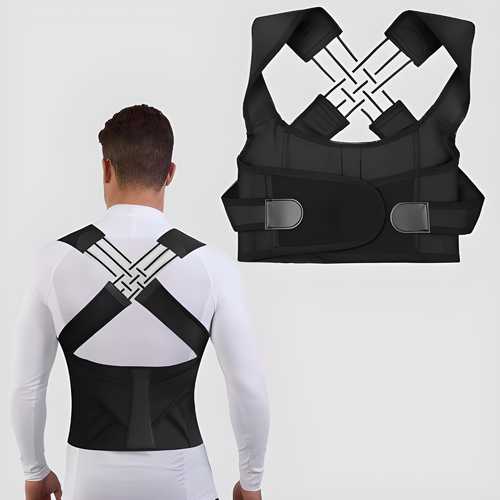 Adjustable Posture Corrector – Fix Your Posture, Feel the Difference!