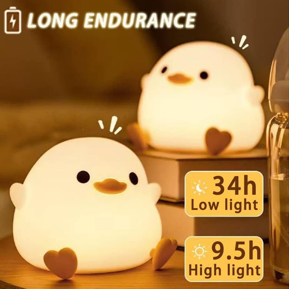 Cute Dodo Duck Colour Changing 3D Touch Silicon Lamp