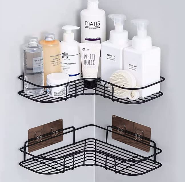 Self Adhesive Corner Wall Shelves for Bathroom Organizer