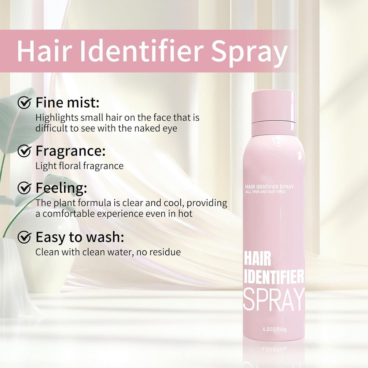 Magic Hair Identifier Spray (4x Tinkle Razor Included)