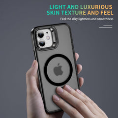 Pro Max Case with Metal Camera Stand | Full Protection Shockproof Cover | Translucent Magnetic Case