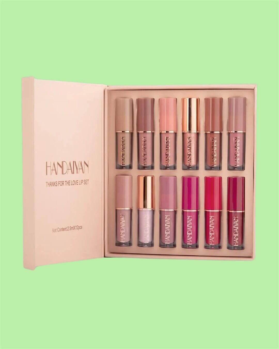 Velvet Matte Liquid Lipstick Set 12Pcs Product Name: Velvet Matte Liquid Lipstick Set 12Pcs Package Contains: It has 12 pcs Liquid Lipstick Set Color: Multicolor Product Quantity: 20 gm Finish: Matte Form: Liquid Combo: Pack of 12 Ideal for: Women Weight: