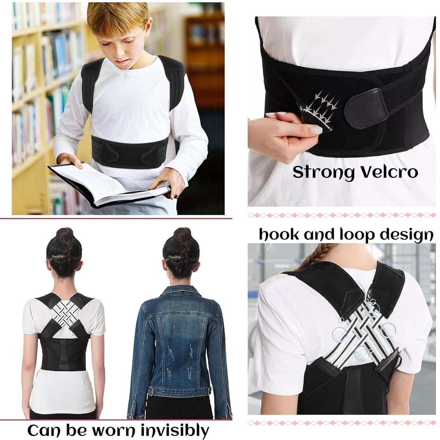 Adjustable Posture Corrector – Fix Your Posture, Feel the Difference!