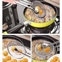 2-in-1 Stainless Steel Filter Spoon with Clip