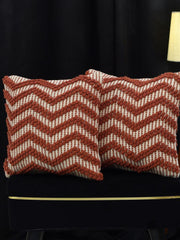 Weavlin Cushion Covers | 16 x 16 inch | Pack of 2