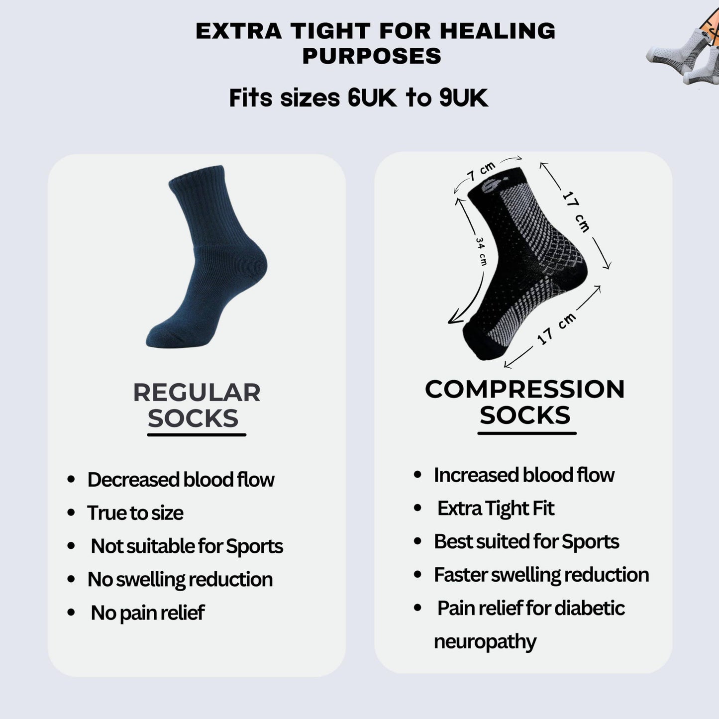 Neuropathy Socks for Pain Relief