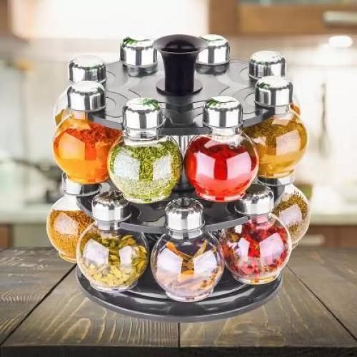 Multipurpose Plastic Big Revolving Spice Rack