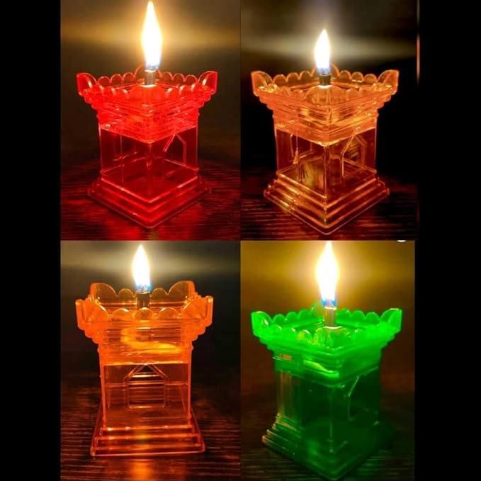 Tulsi Reflection Diya For decoration Set of 6