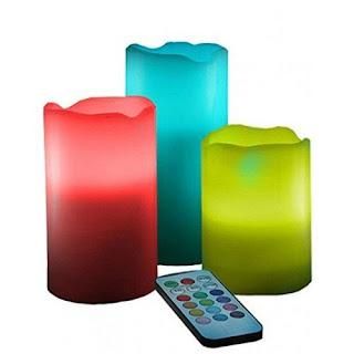 LED Pillar luma Candle Lamp Romantic Night