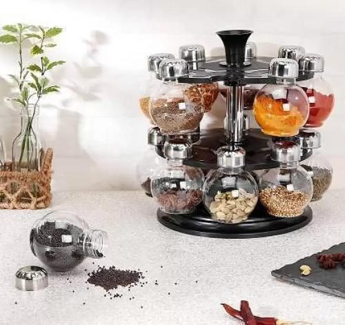 Multipurpose Plastic Big Revolving Spice Rack