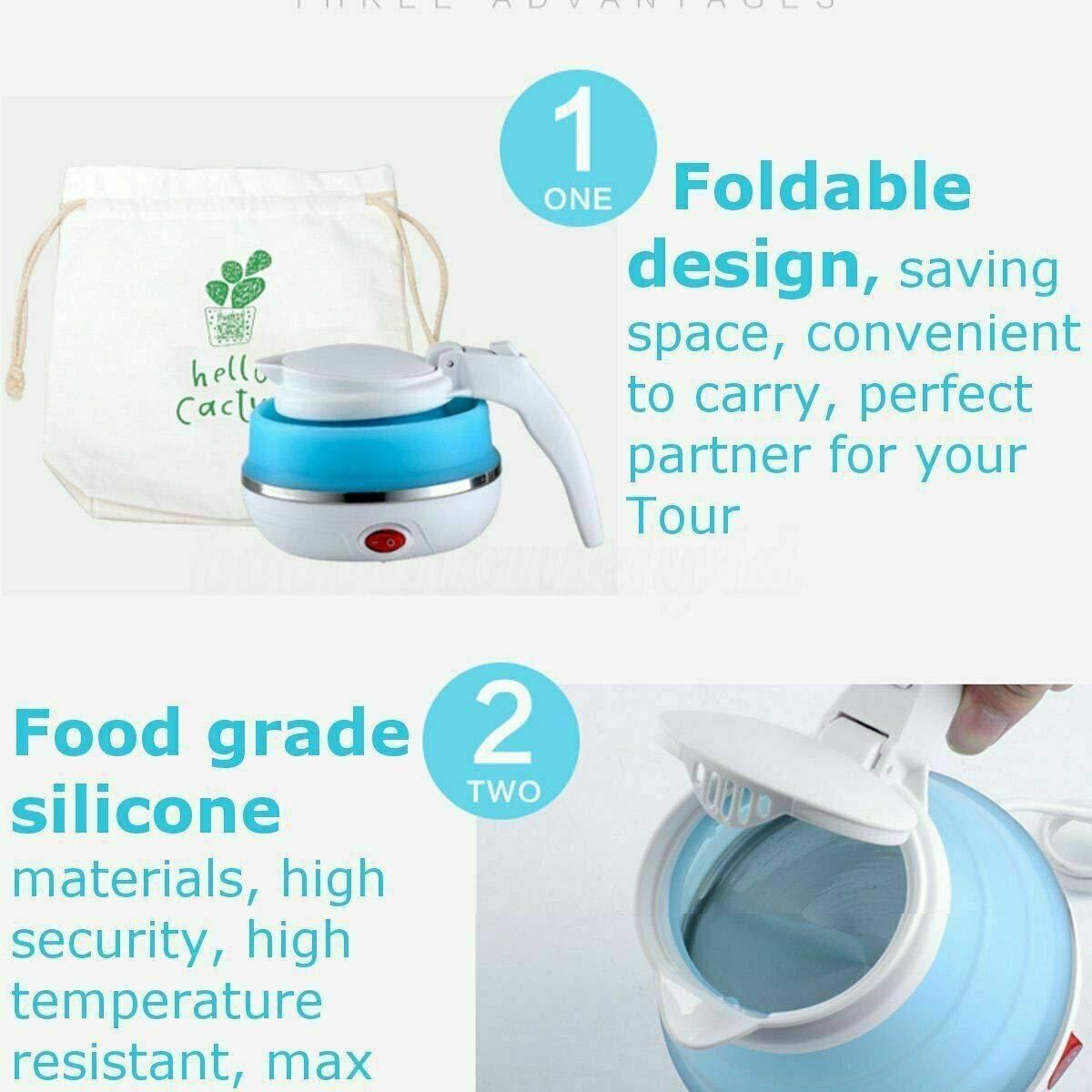 Foldable Electric Silicon kettle