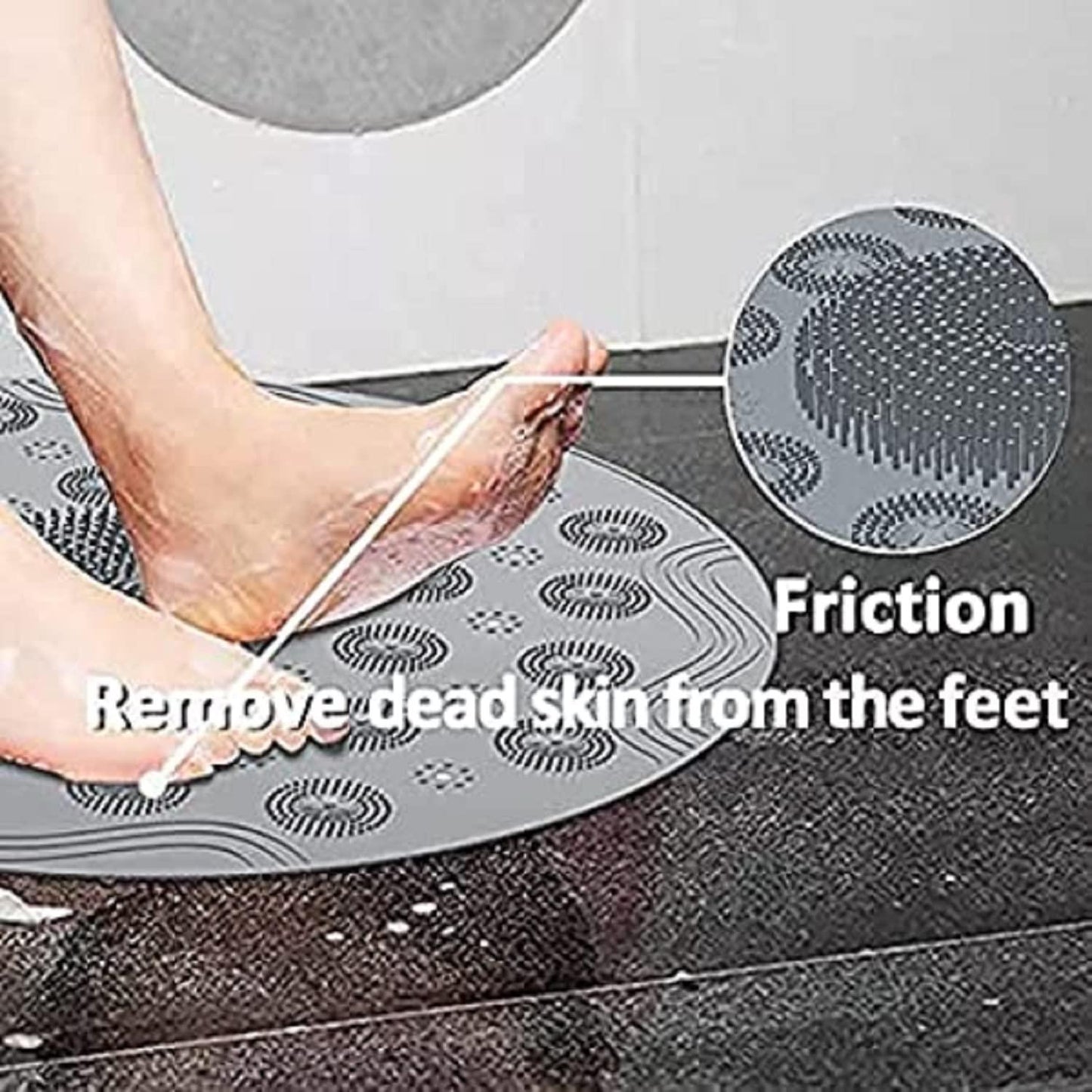 Shower Foot Cleaner Scrubber Foot Brush Massager