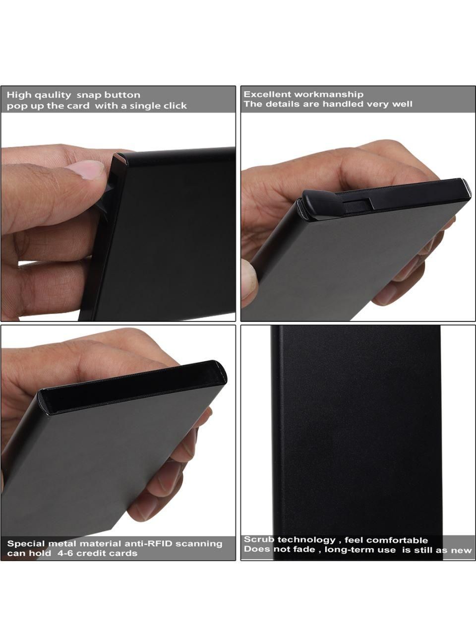 Men's RFID Protected Smart Pop Up Wallet