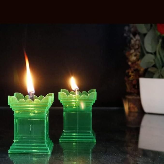 Tulsi Reflection Diya For decoration Set of 6